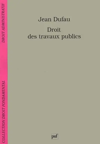 Droit des travaux publics