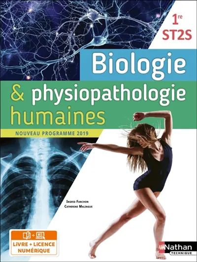 Biologie & physiopathologie humaines, 1re ST2S : nouveau programme 2019 : i-manuel 2.0 livre + licence élève