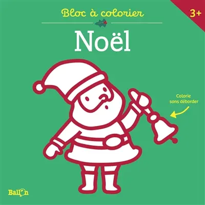 Noël : bloc à colorier