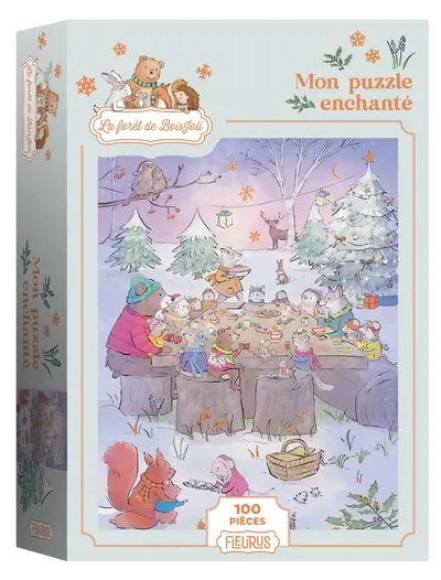 La forêt de BoisJoli : mon puzzle enchanté : 100 pièces