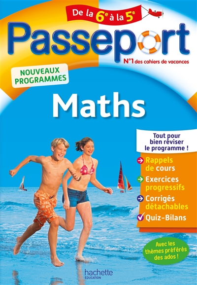 Passeport maths, de la 6e à la 5e : nouveaux programmes