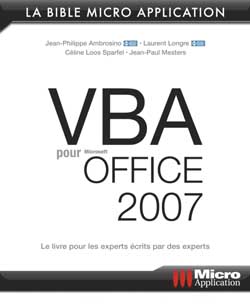 VBA pour Office 2007