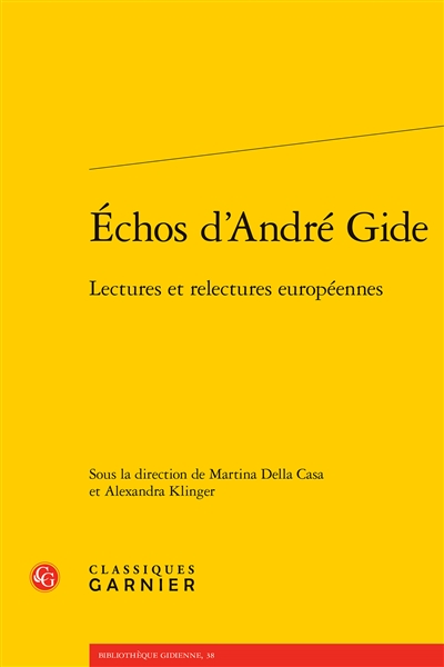 Echos d'André Gide :...