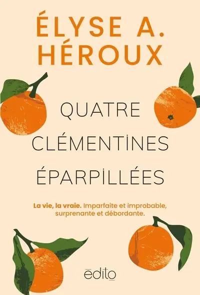 Quatre clémentines éparpillées
