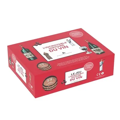 L'incroyable histoire du vin : 8.000 ans d'aventures : le jeu pour tout savoir de l'histoire du vin en s'amusant !