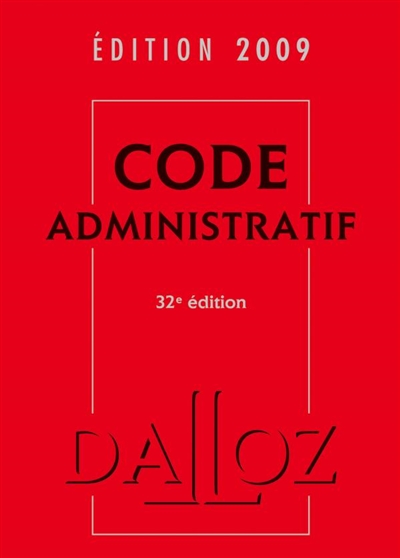 Code administratif 2009