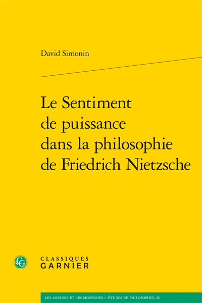Le sentiment de puissance dans la philosophie de Friedrich Nietzsche