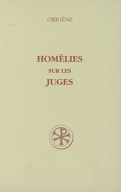 Homélies sur les juges