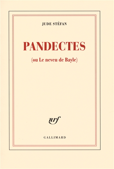 Pandectes ou Le neveu de Bayle