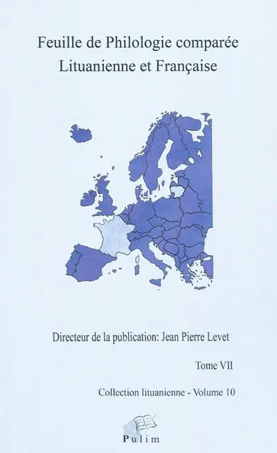 Feuille de philologie comparée lituanienne et française, n° 7