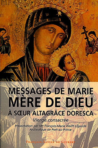 messages de marie mère de dieu à soeur altagrâce doresca : vierge consacrée