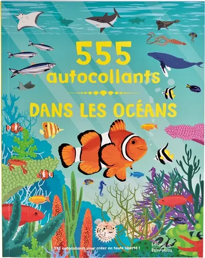 Dans les océans : 555 autocollants