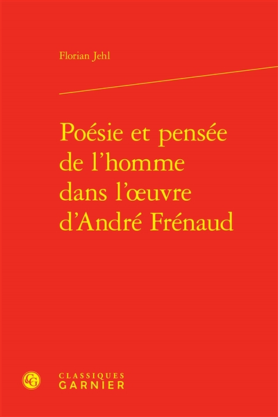 Poésie et pensée de l’homme...