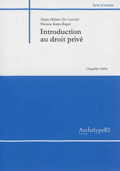 Introduction au droit privé : 2016-2017