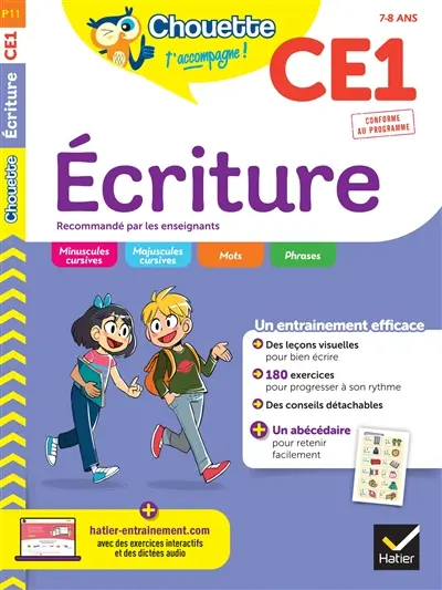 Ecriture CE1, 7-8 ans : conforme au programme