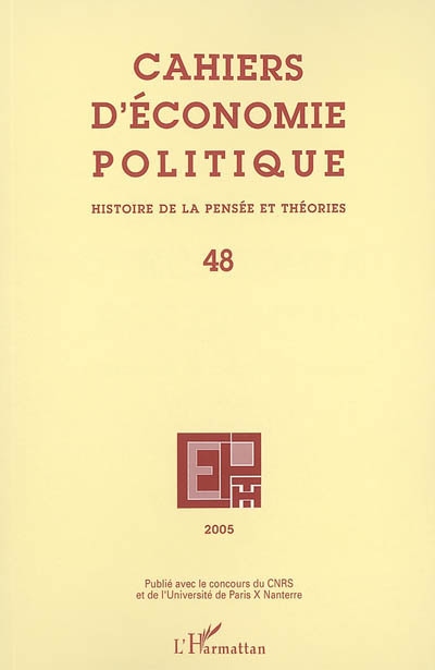 Cahiers d'économie politique, n° 48