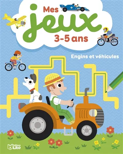 Engins et véhicules : mes jeux 3-5 ans