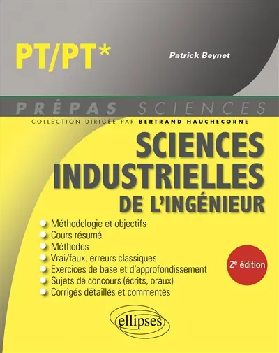 Sciences industrielles de l'ingénieur PT, PT*