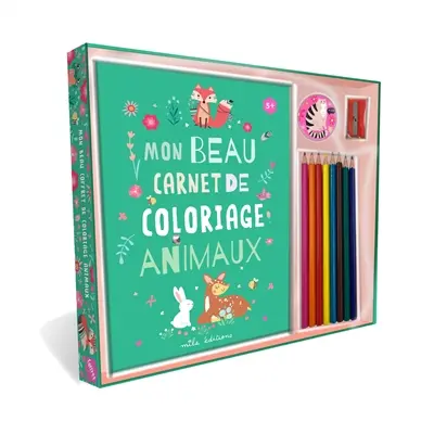 Mon beau coffret de coloriage animaux