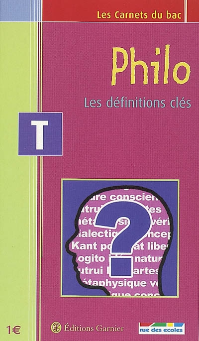 Philosophie terminale : les définitions clés