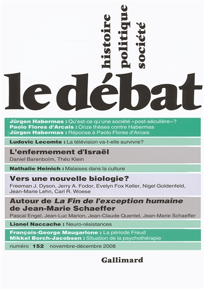 Débat (Le), n° 152
