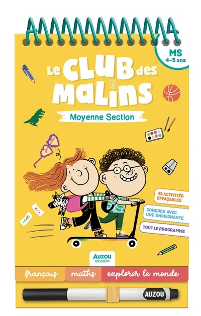 Le club des malins moyenne section, 4-5 ans
