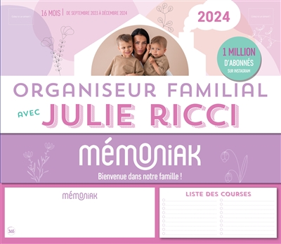 Budget familial Mémoniak, sept. 2023 - déc. 2024 - Nesk - Librairie Le  Forum du Livre