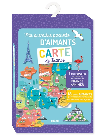 Carte de France : ma première pochette d'aimants