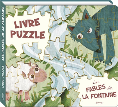 Les fables de La Fontaine : livre puzzle