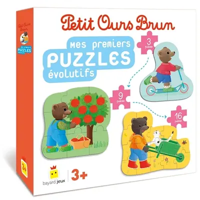 Mes premiers puzzles évolutifs Petit Ours Brun