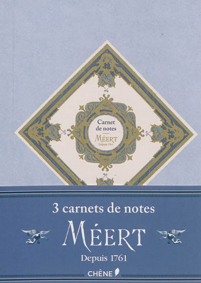 Carnet de notes Méert : depuis 1761 : format A6