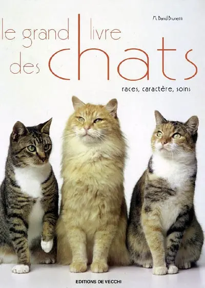Le grand livre des chats : races, caractère, soins