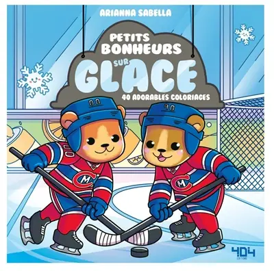 Petits bonheurs sur glace : 40 adorables coloriages