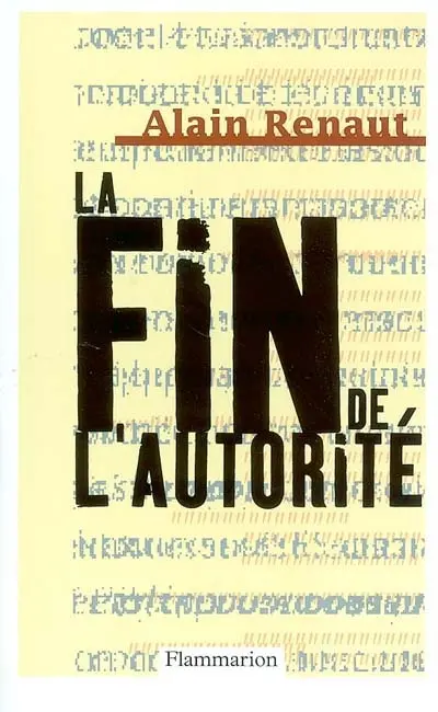 La fin de l'autorité