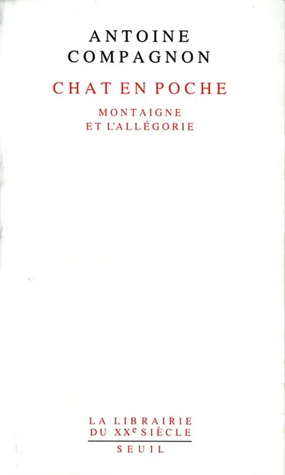 Chat en poche : Montaigne et l'allégorie