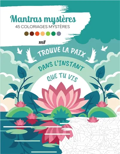 Mantras mystères : 45 coloriages mystères