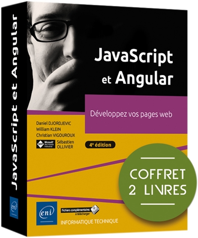 JavaScript et Angular : développez vos pages web : coffret 2 livres