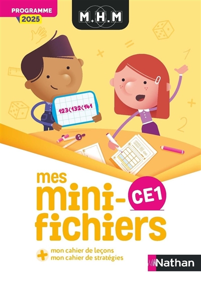 Mes mini-fichiers CE1 : + mon cahier de leçons, mon cahier de stratégies : programme 2025