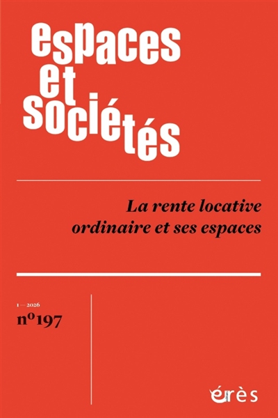 Espaces et sociétés, n°...