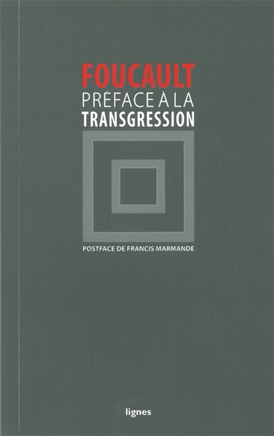 Préface à la transgression : hommage à Georges Bataille. Ceci n'est pas une préface