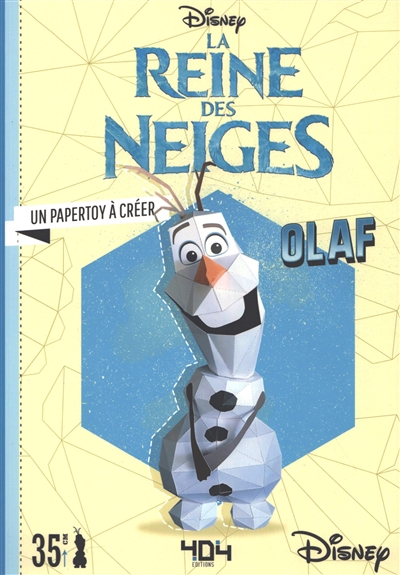 La reine des neiges : Olaf : un papertoy à créer