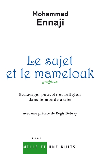 Le sujet et le mamelouk : esclavage, pouvoir et religion dans le monde arabe