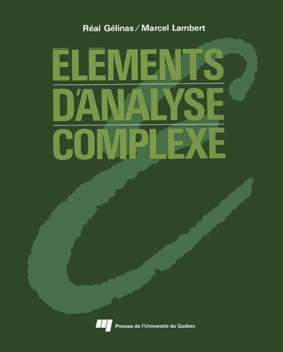 Eléments d'analyse complexe