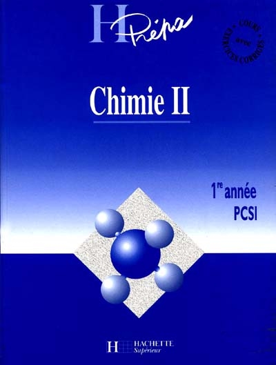 Chimie 1re année PCSI. Vol. 2