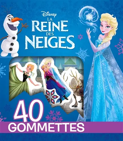 La reine des neiges : 40 gommettes