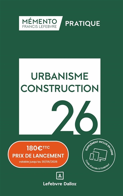 Urbanisme, construction 2026