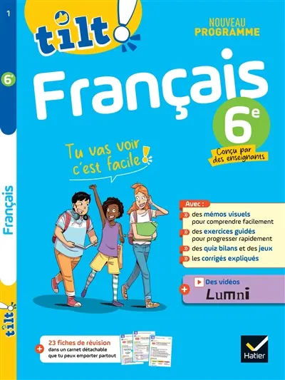 Français 6e : nouveau programme