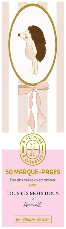 50 marque-pages à peindre et/ou à colorier