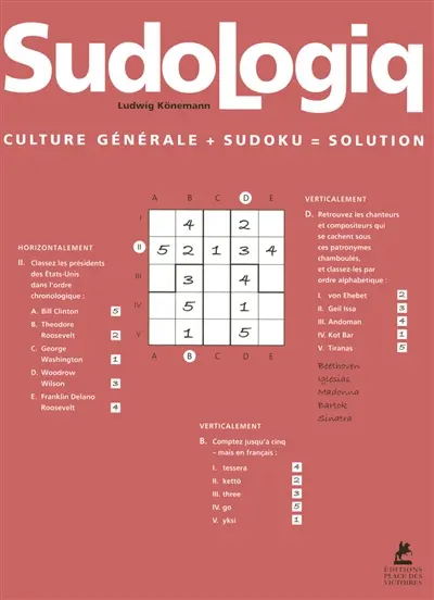 Sudologiq : culture générale + logique = solution