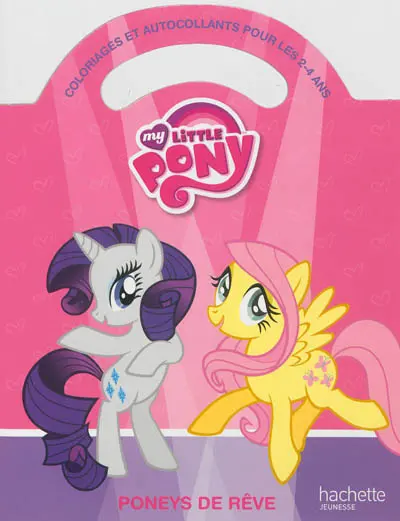 Poneys de rêve : coloriages et autocollants pour les 2-4 ans
